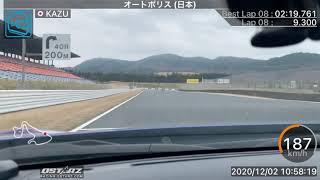 20201202 オートポリス エラン de 走行会 BRZ