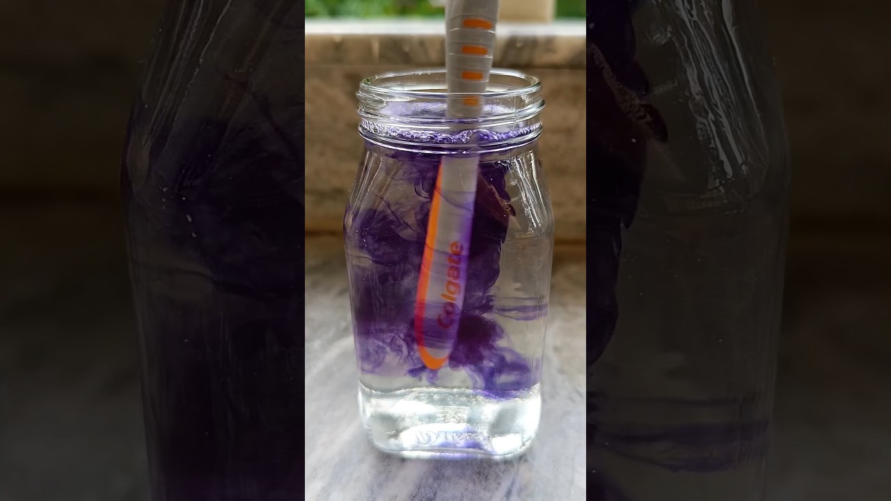 Amazing Science Experiment With Bleach + Ujala 