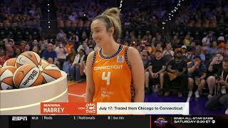 Marina Mabrey Skills Challenge Round 1 | WNBA All-Star Weekend | Connecticut Sun