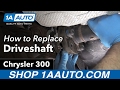 How to Replace Driveshaft 05-10 Chrysler 300