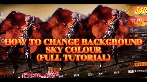 HOW TO CHANGE BACKGROUND SKY COLOR | Full Tutorial in Hindi/Urdu | Alight Motion Edit | Mr TOM Playz