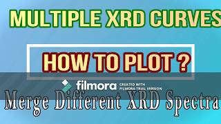 | How to Merge XRD spectra | How to Plot Multiple XRD files| Plot Different XRD in One Graph|