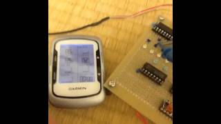 Prototype UnQo / wired SRM  ANT+ converter by MSP430 launchpad