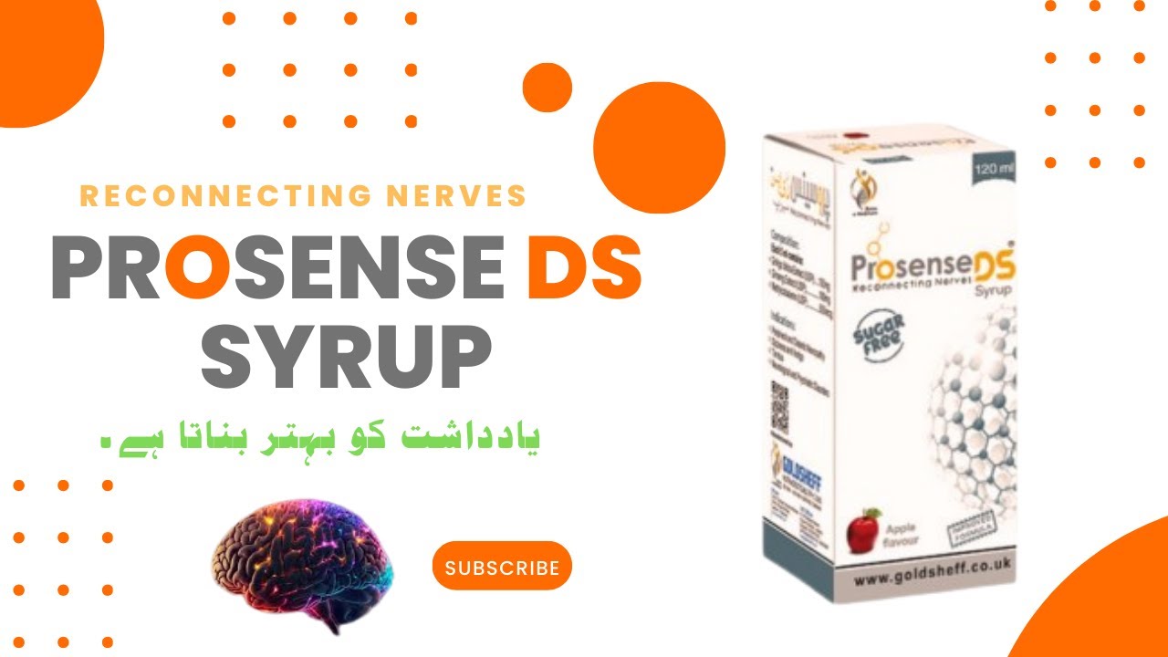 Prosense DS Syrup | Boost Memory, Focus & Brain Power Naturally | Ginkgo Biloba & Ginseng Formula