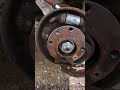 rear brake shoes easily removed #automobile #tutorial #mechanic #diy #mechaniclife #automotivetips