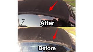 Restoring Black Softop Convertible Roof Colour