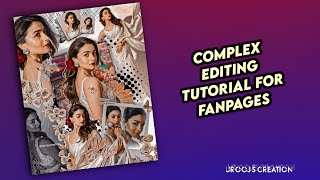 Complex Edit Tutorial For Fanpages || PicsArt Editing tutorial || Urooj's creation