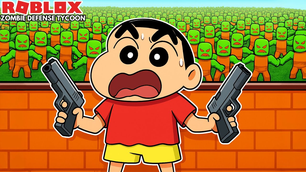 Zombie Defense Tycoon Gameplay in Tamil | GAMING WITH SHINCHAN