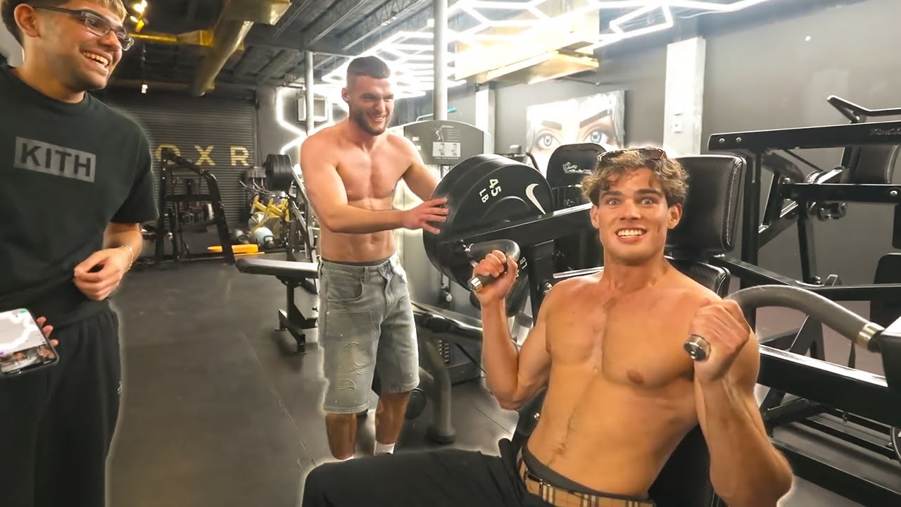 Clavicular Gyms First Time in a Month..