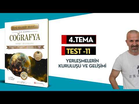 4.TEMA / TEST 11 (İLK YERLEŞMELER) #maarifmodelcoğrafya #maarifcoğrafya