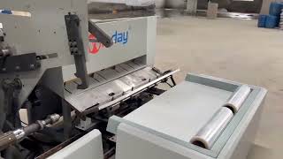 WD-1000mm 3 layer fully automatic stretch film machine.