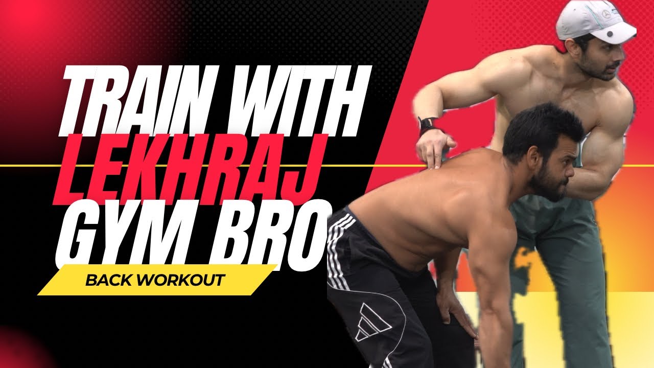 BACK WORKOUT 🏋️ WITH GYM BRO