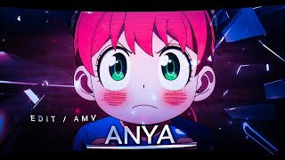 ANYA - BAD FEELING [ EDIT / AMV ] SPY X FAMILY