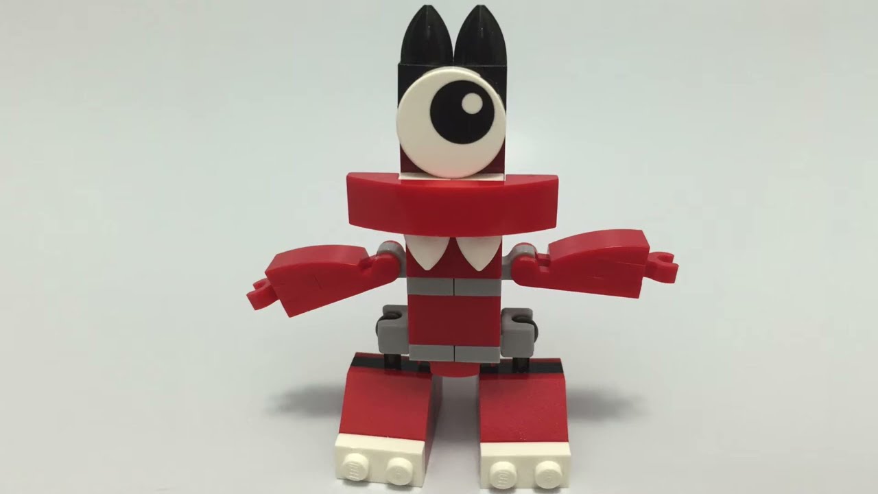 LEGO Mixel   Cayno   Stop Motion Build   Bricks and Clay Play