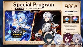 FULL 7.0 SPECIAL PROGRAM LEAKED BEFORE IT AIRS!!! ODETTE, FREE ALYOSHA & CRYO TRAVELER - Genshin