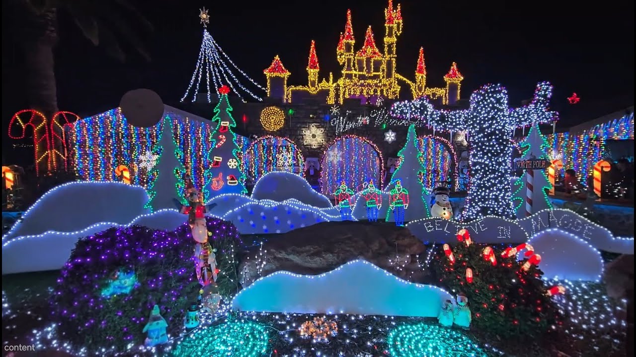 2025 Winter Wonderland Christmas Lights in Scottsdale, AZ 亞利桑那州史考茲代爾超人氣聖誕燈飾
