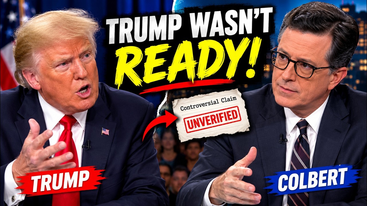 Trump Faced an Unexpected Moment on Stephen Colbert’s Show 😳🔥 - YouTube