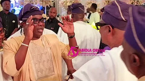 Magical Moments K1 Marshall Acknowledged Personalities With Pleasure @ Abimbola & Micheal Wedding