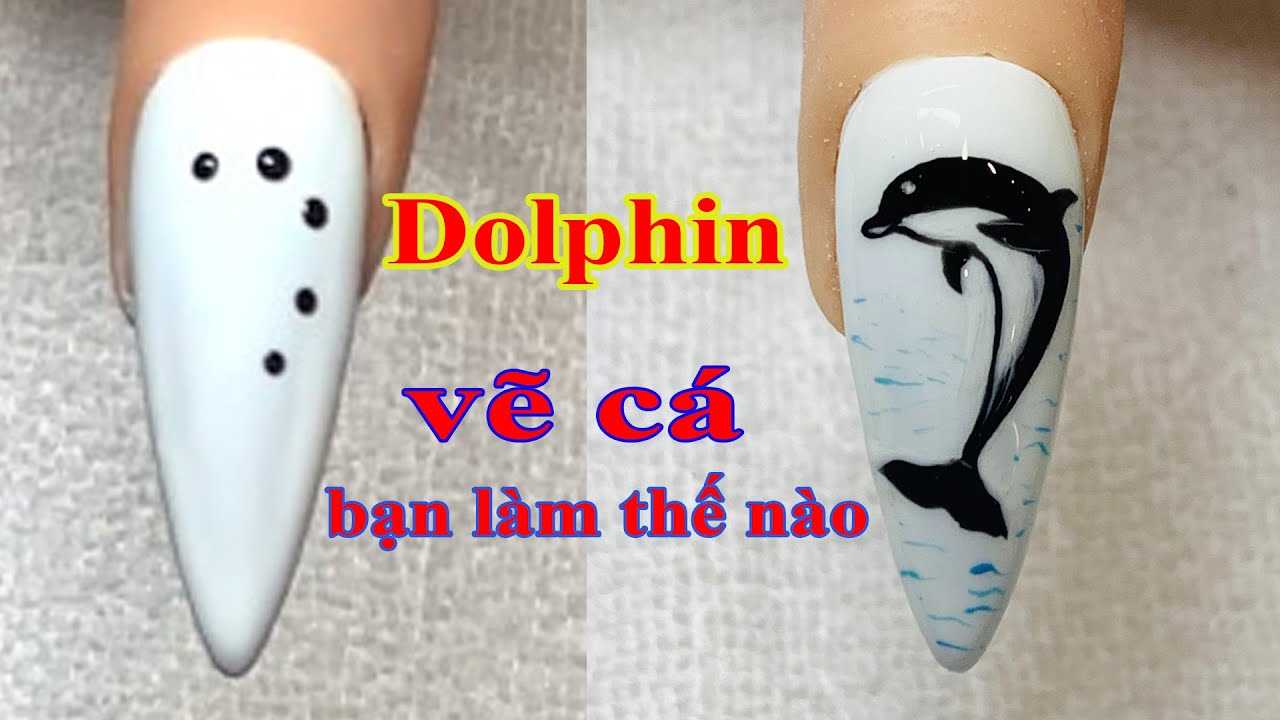 8. Dolphin Nail Art Stickers - wide 5