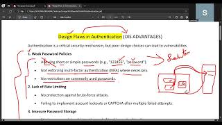 Design Flaws in Authentication