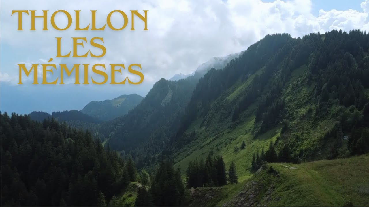 Thollon les Mémises vue depuis le ciel