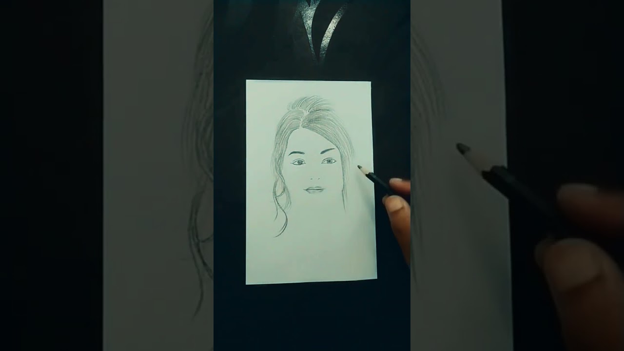 Realistic face draw 