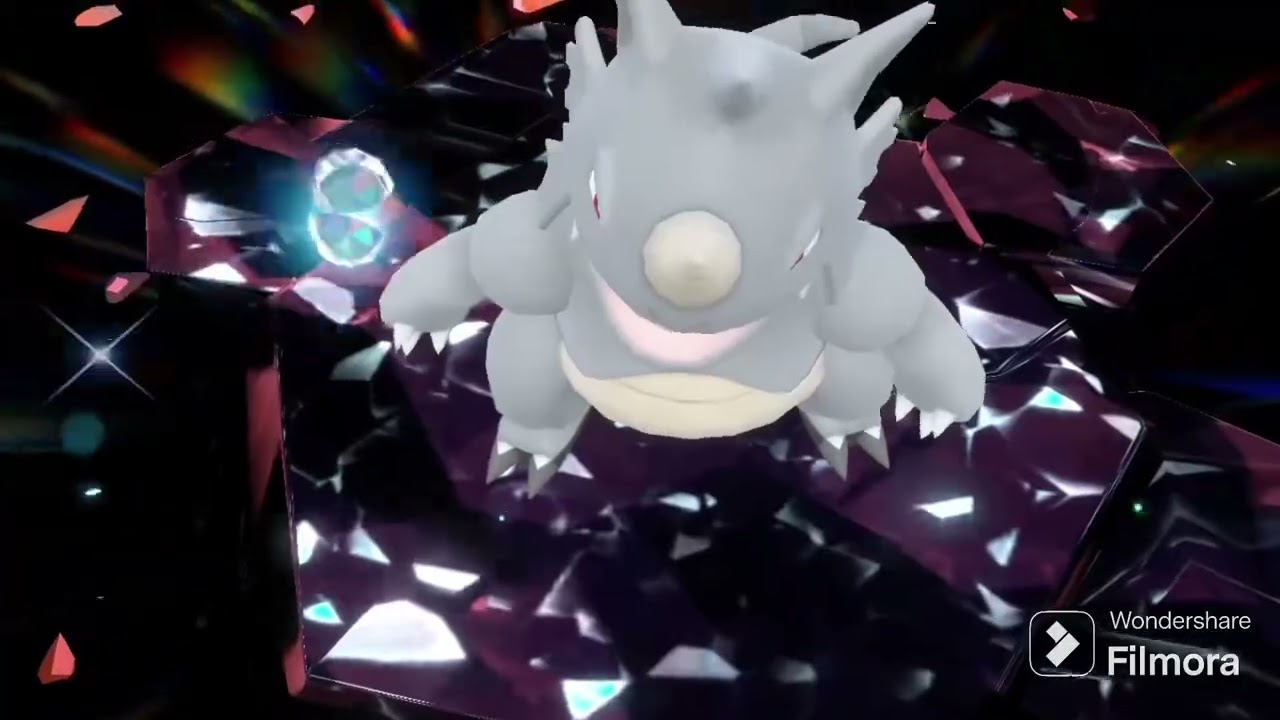 Catching 4-star Tera Raid Rhydon