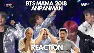 BTS MAMA 2018 ANPANMAN LIVE PERFORMANCE REACTION!!