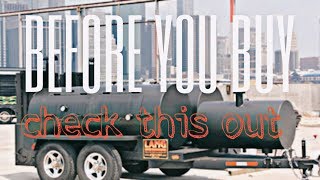 Before you buy a Smoker!!!  What to look for