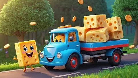 Three Blind Mice – Drive a Mini Cheese Truck | Kids Song | Nursery Rhyme for Children | Baby Songs