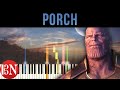 Avengers: Infinity War - Porch | Strings Tutorial / Sheet Music / MIDI