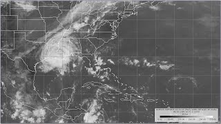 1985 Danny - 7 Kilometer Resolution Infrared Satellite Imagery Animation (HD 1280x720)