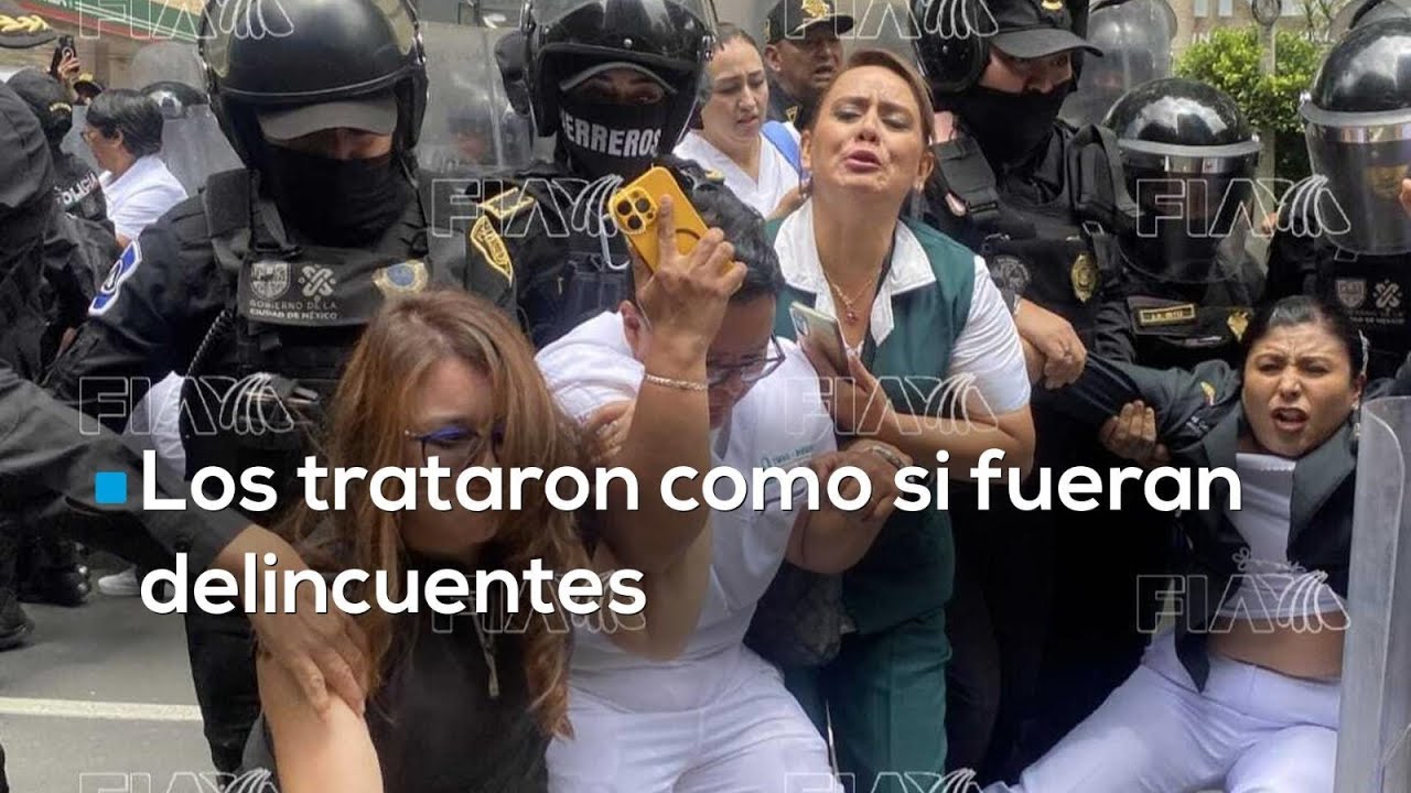Violencia vs. personal de salud: Policía CDMX trata como delincuentes a médicos del IMSS Bienestar
