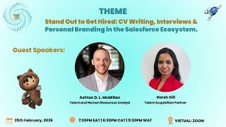 Stand Out to Get Hired: CV Writing, Interviews & Personal Branding in the Salesforce Ecosystem. screenshot 1
