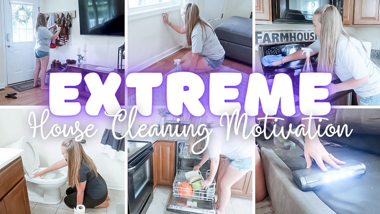 EXTREME HOUSE CLEANING MOTIVATION | Filthy House Clean With Me ...