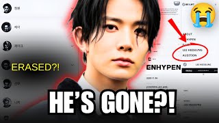 Heeseung REMOVED From ENHYPEN Platforms… Is This Really The End Of OT7 Era?!