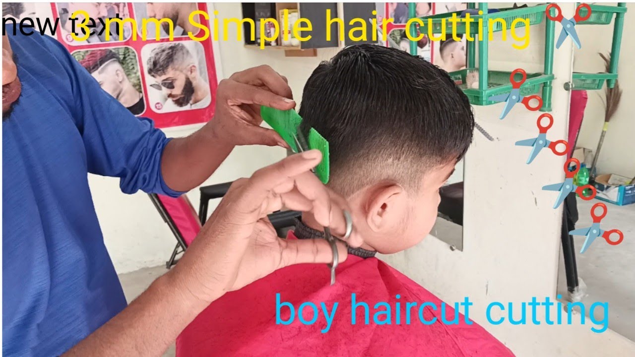 boy haircut cutting ✂️✂️ simple hair cutting totrioul hair cut design haircut ⭐ 1number hair cut