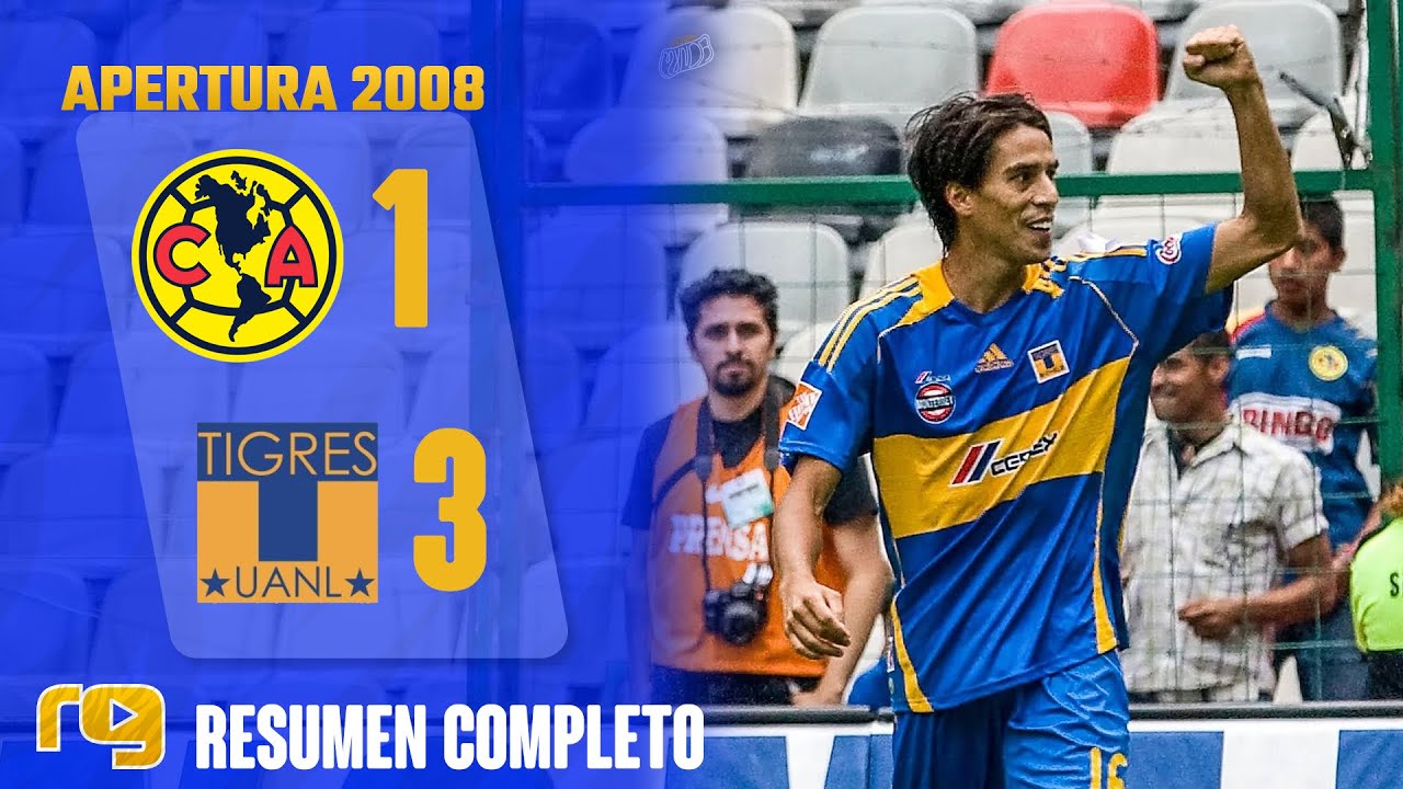 AMÉRICA VS TIGRES 1-3 | RESUMEN | LIGA MX J7 APERTURA 2008