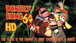 Donkey Kong 64 The Clock In The Woods At Night Fungi Forest - Night Hd