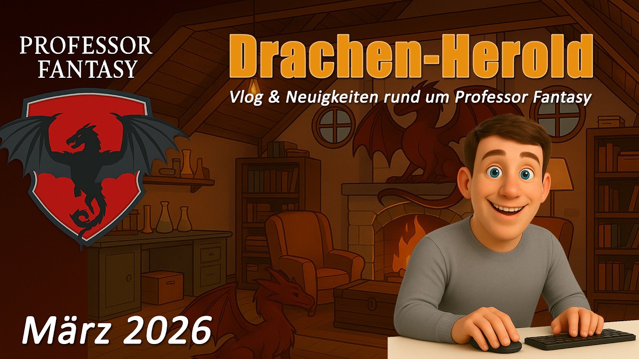 Drachen-Herold 3/26 – Kanal-Vlog - Was tut sich bei Professor Fantasy? (Nummer 10)