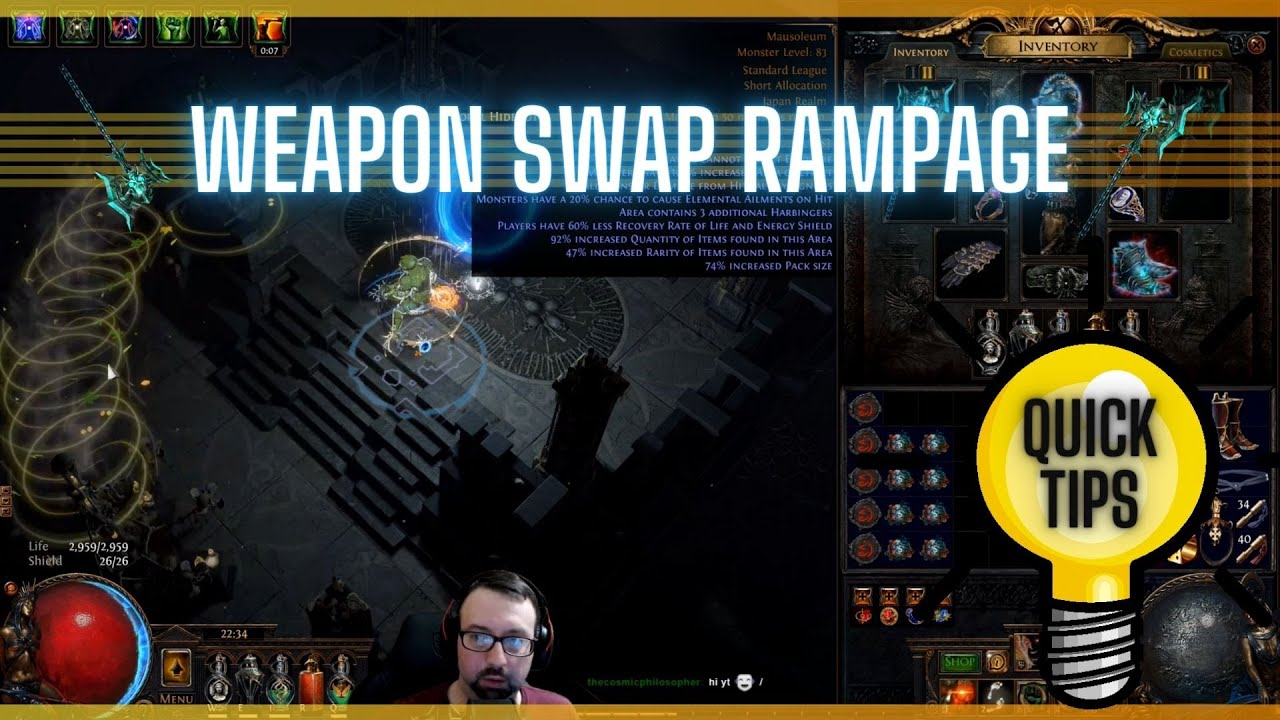 Quick Tips Series Ep8: Sinvicta's Weapon Swap for Rampage - YouTube