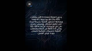 مستخدم يؤكد أن Intel Arc Pro B70 يشغّل لعبة Crimson Desert لكن مع شوائب مزعجة