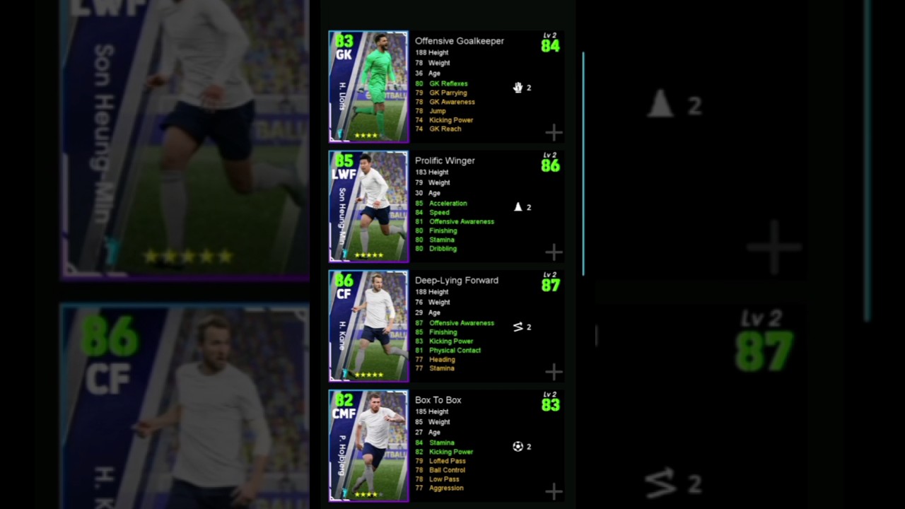 Tottenham Club Selection Pack coming in efootball mobile