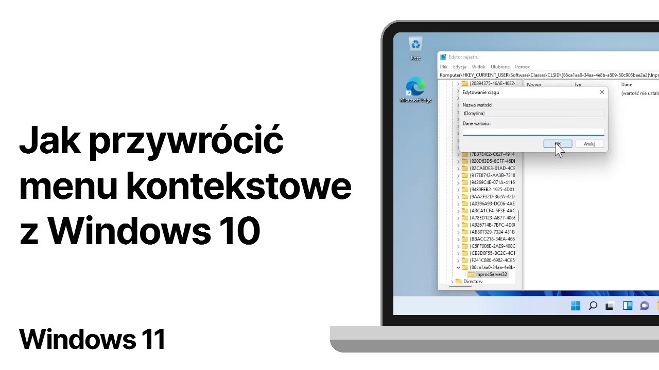 Jak przywrócić menu kontekstowe Windows 10 w Windows 11 YouTube