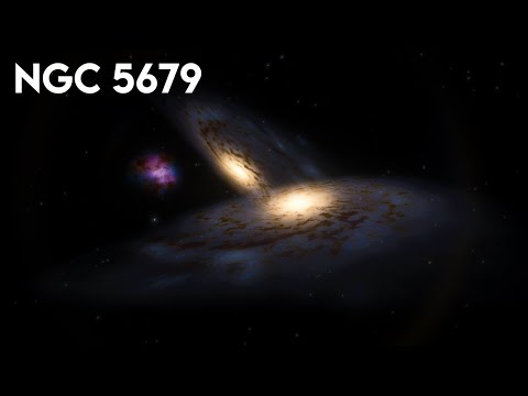 Flight through interstellar space | 8 hours | Screensaver, Relaxation, Sleep | NGC 5679