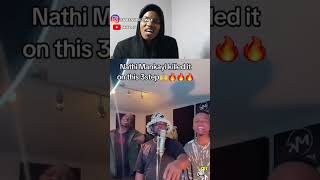Nathi Mankayi Bhunguza 3step tiktok shots reaction