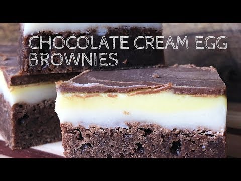 How to Make Chocolate Cream Egg Brownies