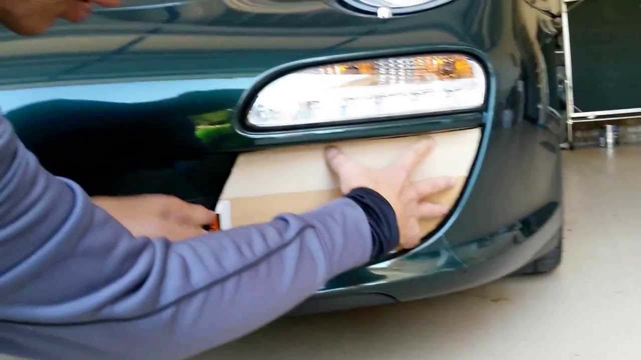 Porsche 911 Carrera (997) diy mesh grill  (no bumper removal and total cost is only $9.00) Part I