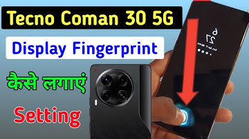 Tecno coman 30 5g me fingerprint lock kaise lagaye /how to set fingerprint lock in tecno coman 30 5g
