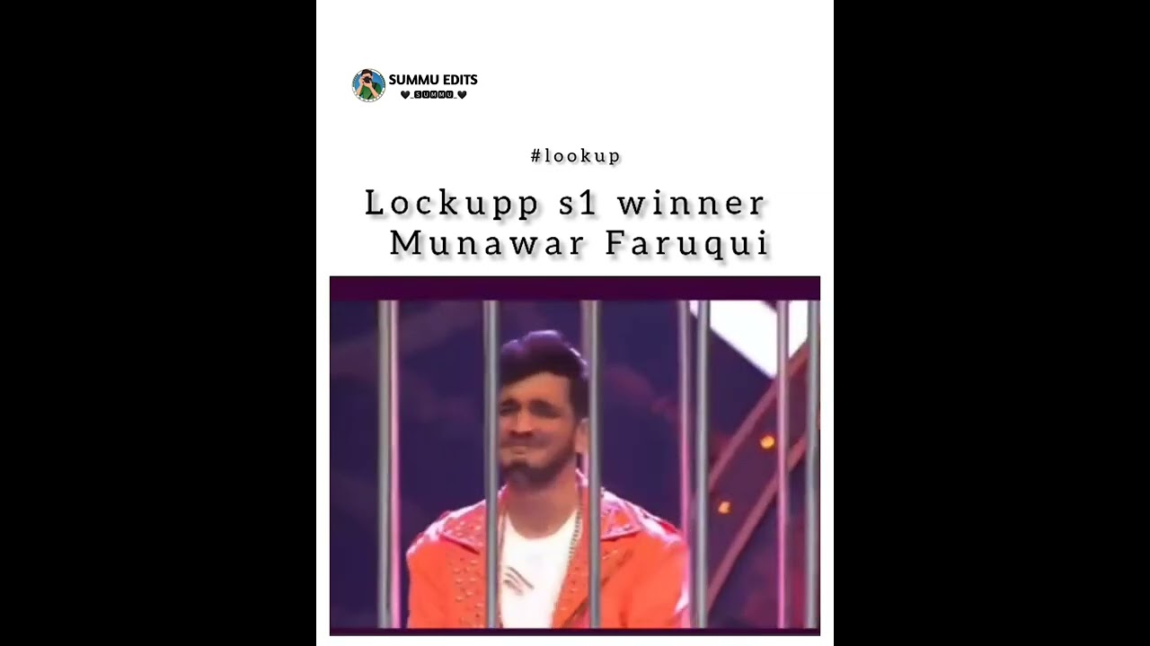 Lockupp s1 winner Munawar Faruqui